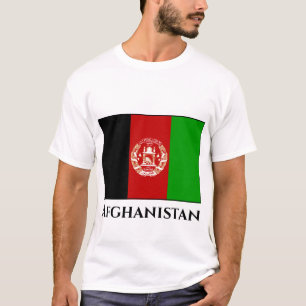 T-shirt Drapeau de l'Afghanistan