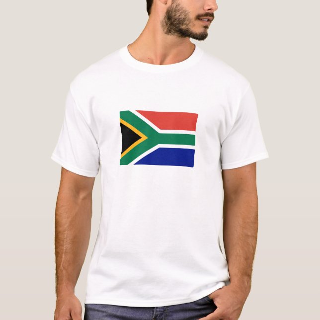 T-shirt Drapeau de l'Afrique du Sud (Devant)