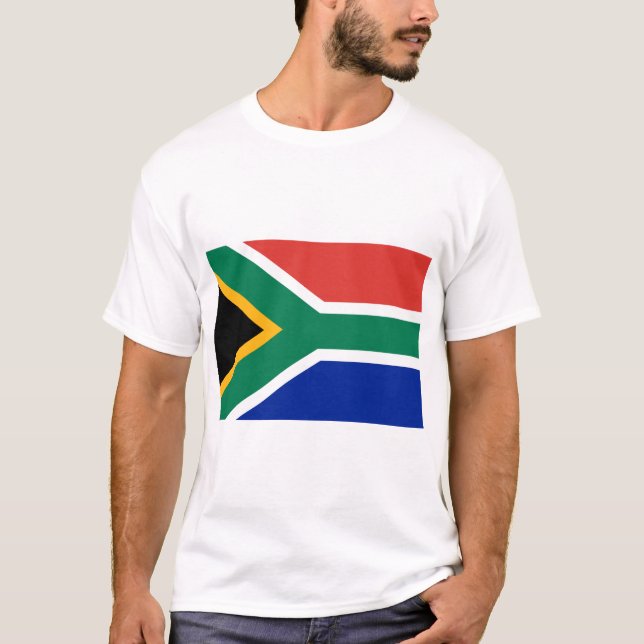 T-shirt Drapeau de l'Afrique du Sud (Devant)