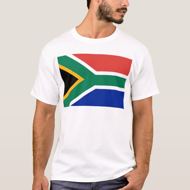 T-shirt Drapeau de l'Afrique du Sud - Vlag van Suid-Afrika (Devant)
