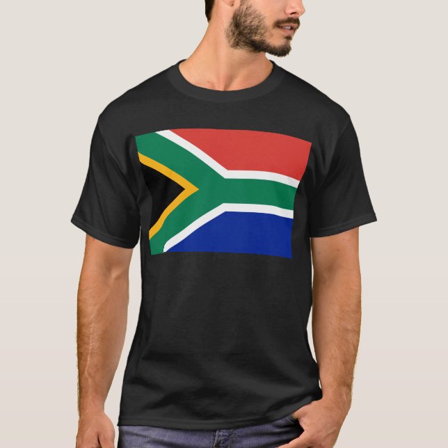 T-shirt Drapeau de l'Afrique du Sud - Vlag van Suid-Afrika (Devant)