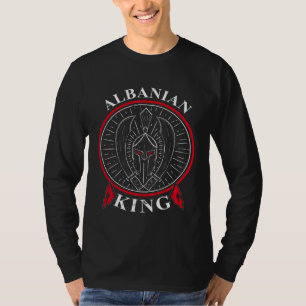 T-shirt Drapeau de l'aigle d'Albanie Kosovo Roi albanais