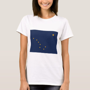 T-shirt Drapeau de l'Alaska
