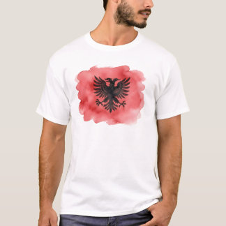 T-shirt Drapeau de l'Albanie