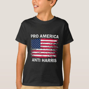 T-shirt Drapeau de l'Amérique anti Kamala Kamala Harris An