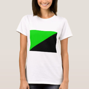 T-shirt Drapeau de l'anarchisme vert