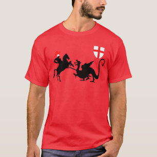 T-shirt Drapeau de l'anglais du jour de St George