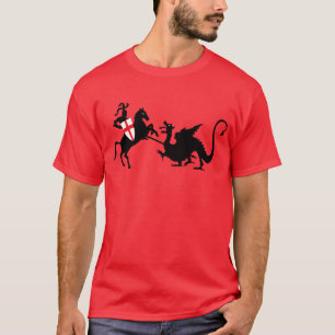 T-shirt Drapeau de l'anglais du jour de St George