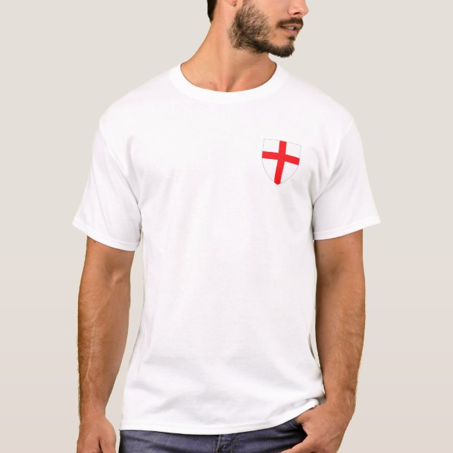 T-shirt Drapeau de l'anglais du jour de St George (Devant)