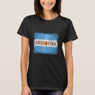 T-shirt Drapeau de l'Argentine Racines Football Argentin A