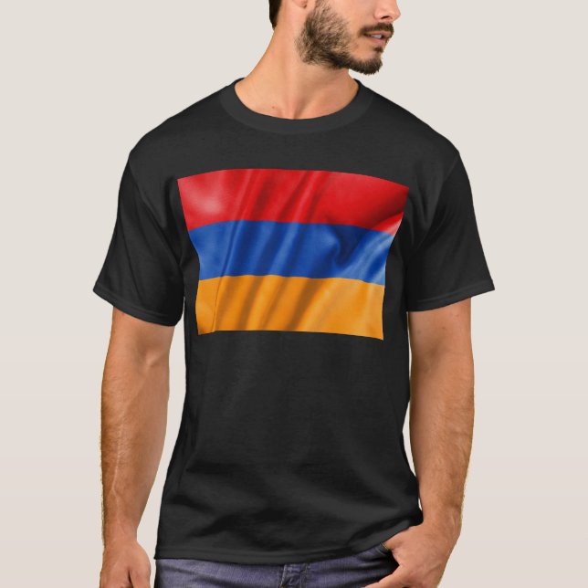 T-shirt Drapeau de l'Arménie (Devant)