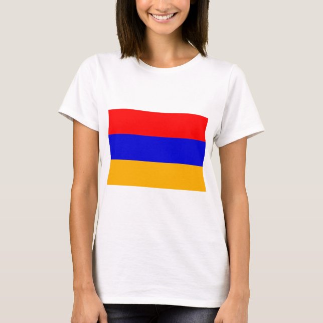 T-shirt Drapeau de l'Arménie (Devant)