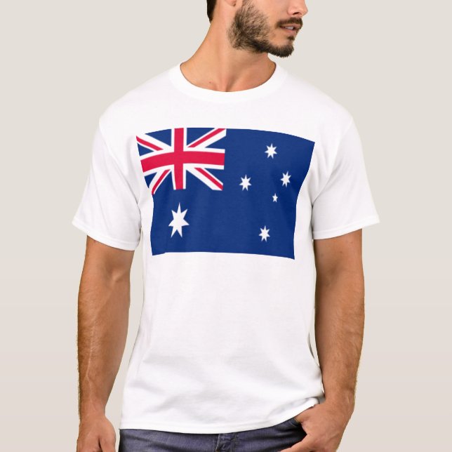 T-shirt Drapeau de l'Australie (Devant)