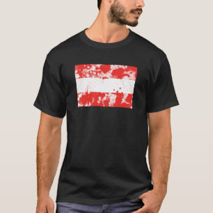 T-shirt Drapeau de l'Autriche