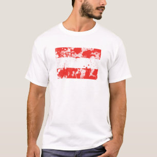 T-shirt Drapeau de l'Autriche