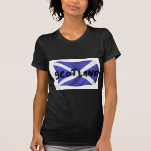T-shirt Drapeau de l'Écosse Wavy