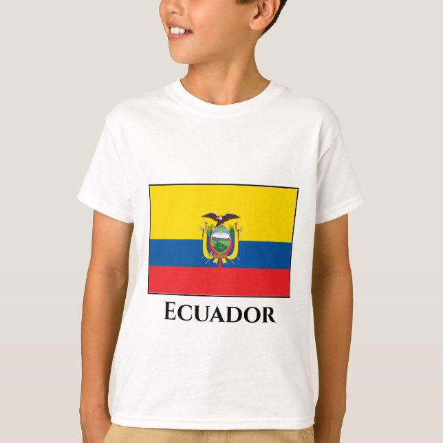T-shirt Drapeau de l'Équateur (Devant)