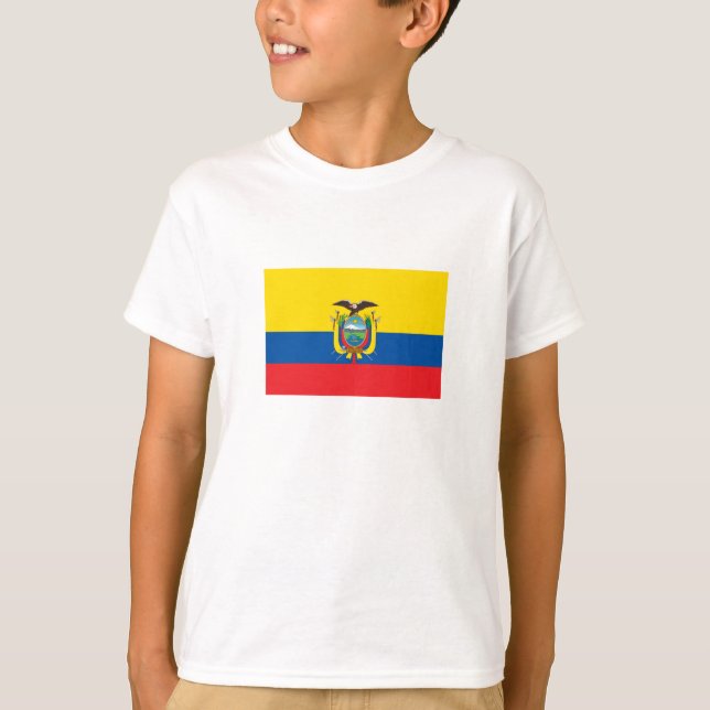 T-shirt Drapeau de l'Équateur (Devant)