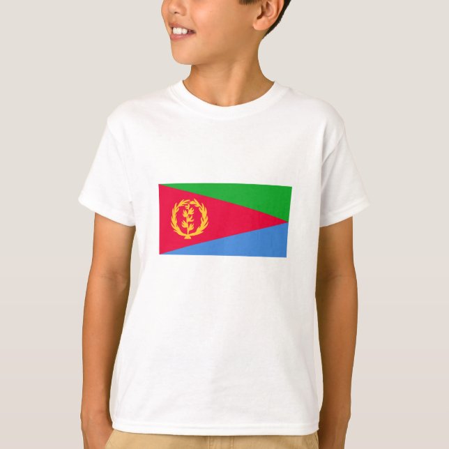 T-shirt Drapeau de l'Érythrée (Devant)