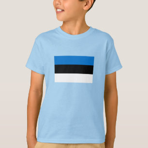 T-shirt Drapeau de l'Estonie