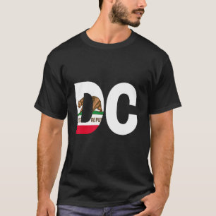 T-shirt Drapeau de l'état de Californie Washington DC Citi