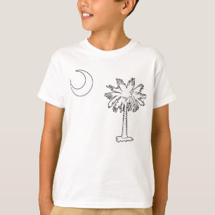 T-shirt Drapeau de l'État de Caroline du Sud