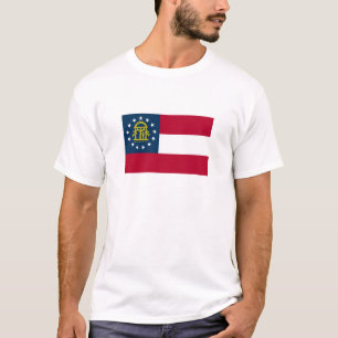 T-shirt Drapeau de l'État de Géorgie