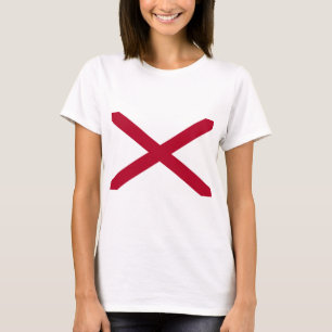 T-shirt Drapeau de l'état de l'Alabama