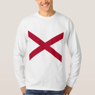 T-shirt Drapeau de l'état de l'Alabama