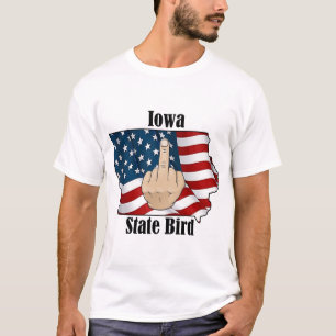 T-shirt Drapeau de l'état de l'Iowa