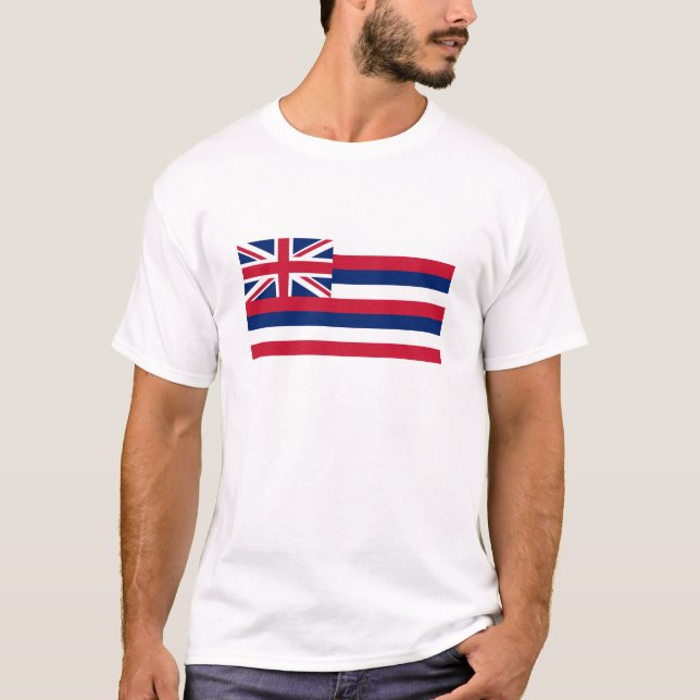 T-shirt Drapeau de l'État d'Hawaii (Devant)