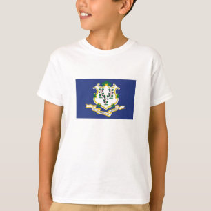 T-shirt Drapeau de l'État du Connecticut