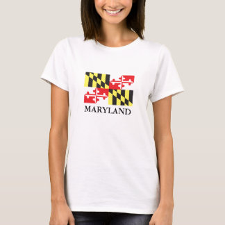 T-shirt Drapeau de l'état du Maryland