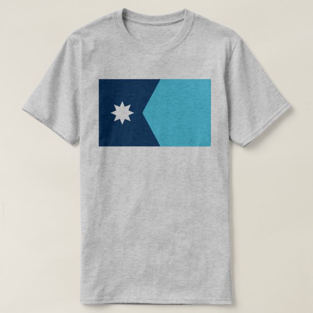 T-shirt Drapeau de l'État du Minnesota (Design devant)