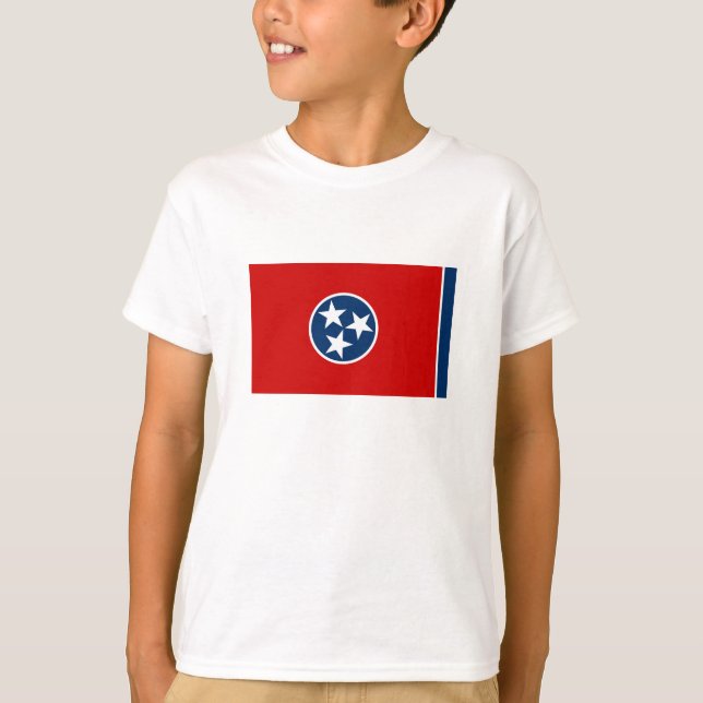 T-shirt Drapeau de l'État du Tennessee (Devant)