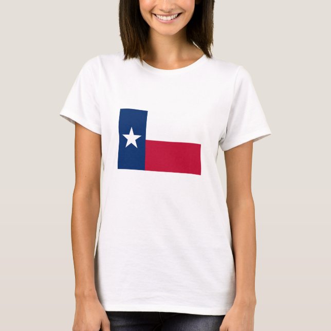 T-shirt Drapeau de l'État du Texas (Devant)