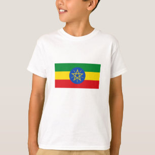 T-shirt Drapeau de l'Éthiopie