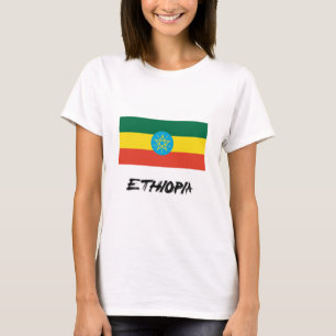 T-shirt Drapeau de l'Ethiopie