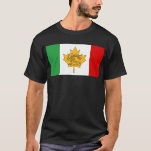T-shirt Drapeau de l'héritage Lion et Soleil irano-canadie
