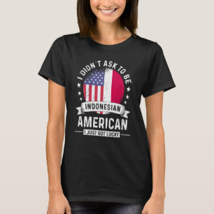 T-shirt Drapeau de l'Humour du patriote indonésien