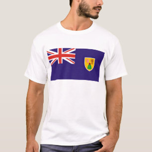 T-shirt Drapeau de l'île de Turks and Caicos