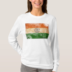 T-shirt Drapeau de l'Inde