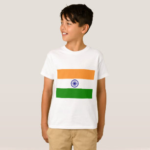 T-shirt Drapeau de l'Inde