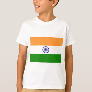 T-shirt Drapeau de l'Inde - तिरंगा - भार