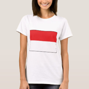 T-shirt Drapeau de l'Indonésie