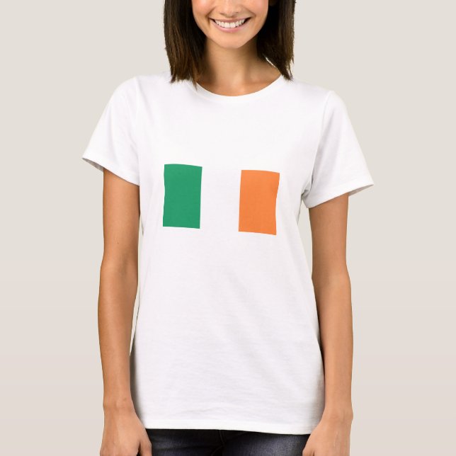 T-shirt Drapeau de l'Irlande (Devant)