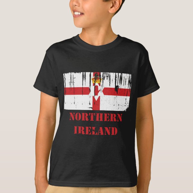 T-shirt Drapeau de l'Irlande du Nord (Devant)