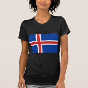 T-shirt Drapeau de l'Islande