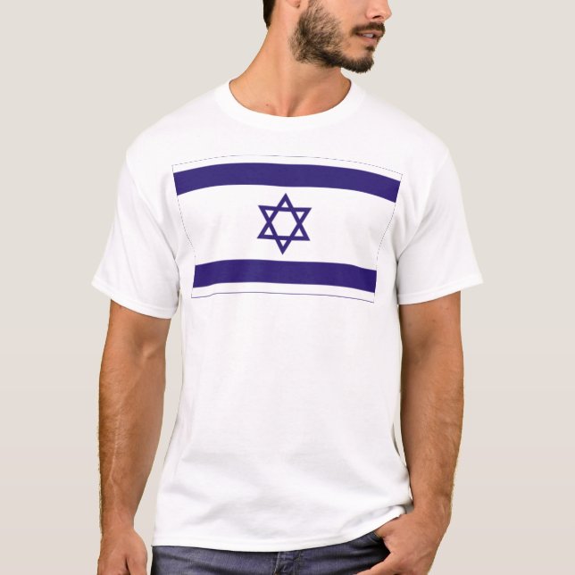 T-shirt Drapeau de l'Israël (Devant)