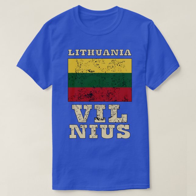 T-shirt Drapeau de Lituanie 1 (Design devant)